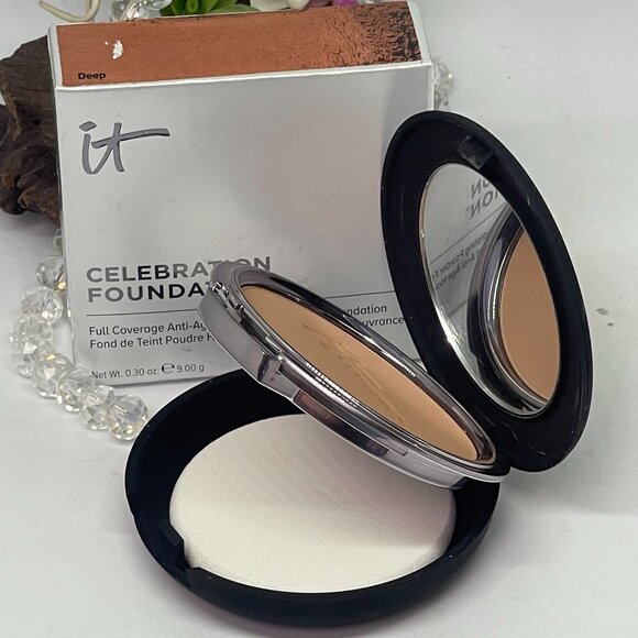 IT Cosmetics Celebration Foundation Full Coverage Powder - Deep - .30 oz - Boxed - Picture 2 of 4